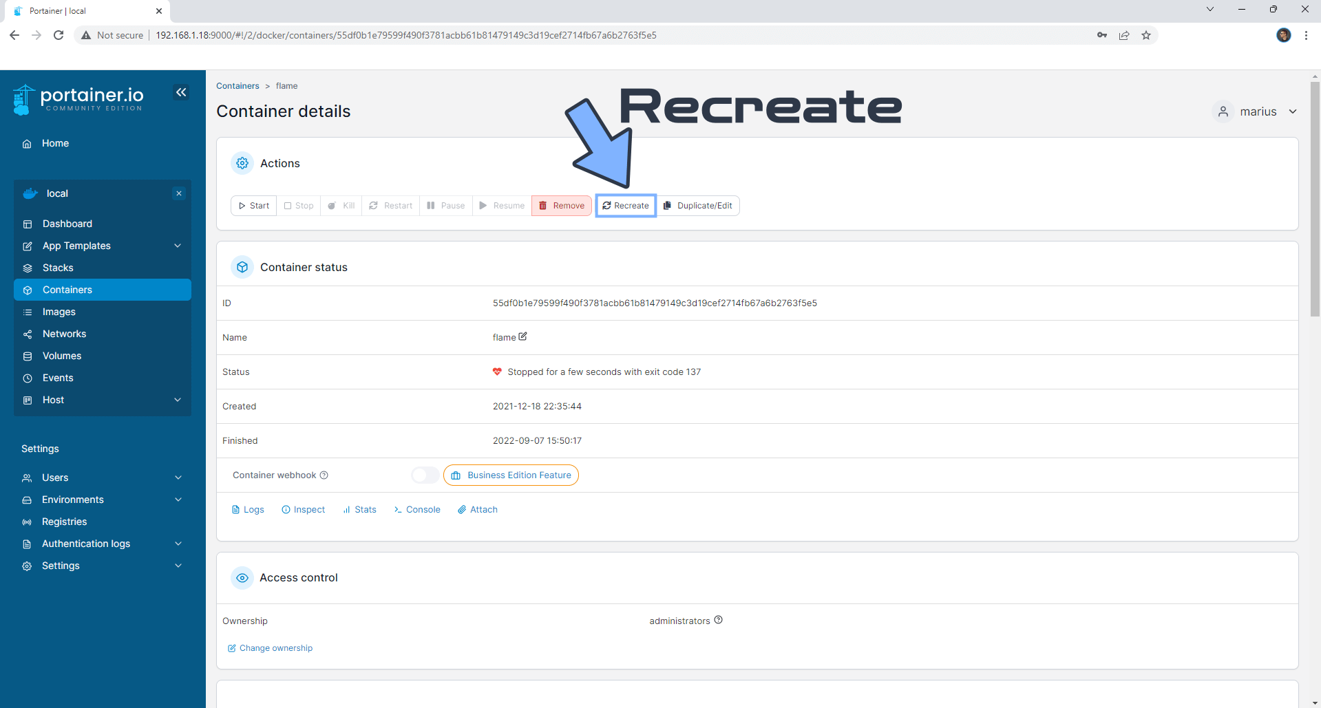 3 UGREEN NAS Update Docker Container Using Portainer
