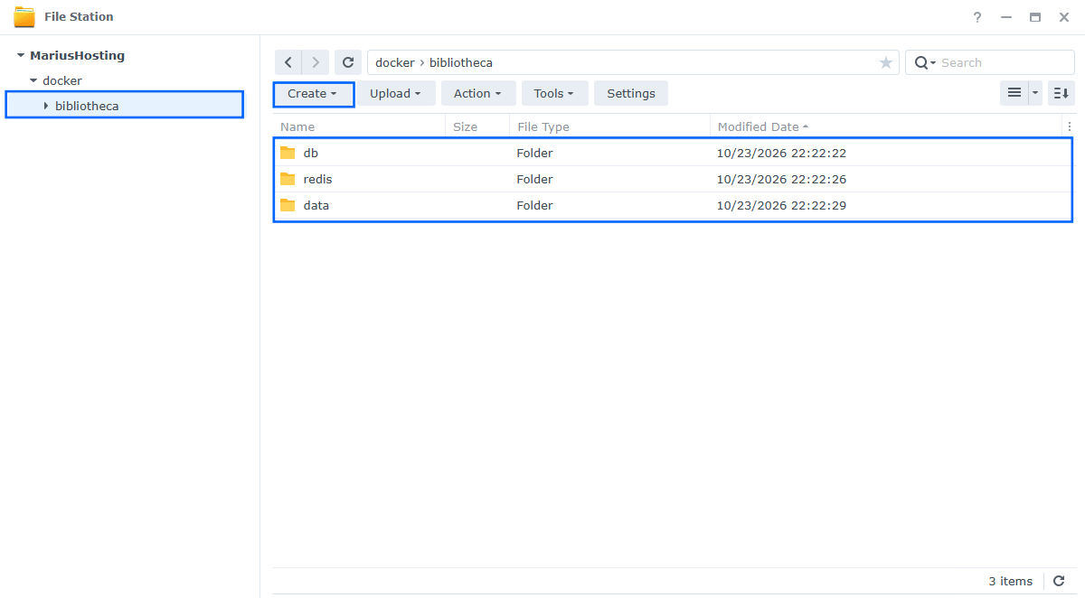 Bibliotheca Synology NAS Set up 2 new 2027