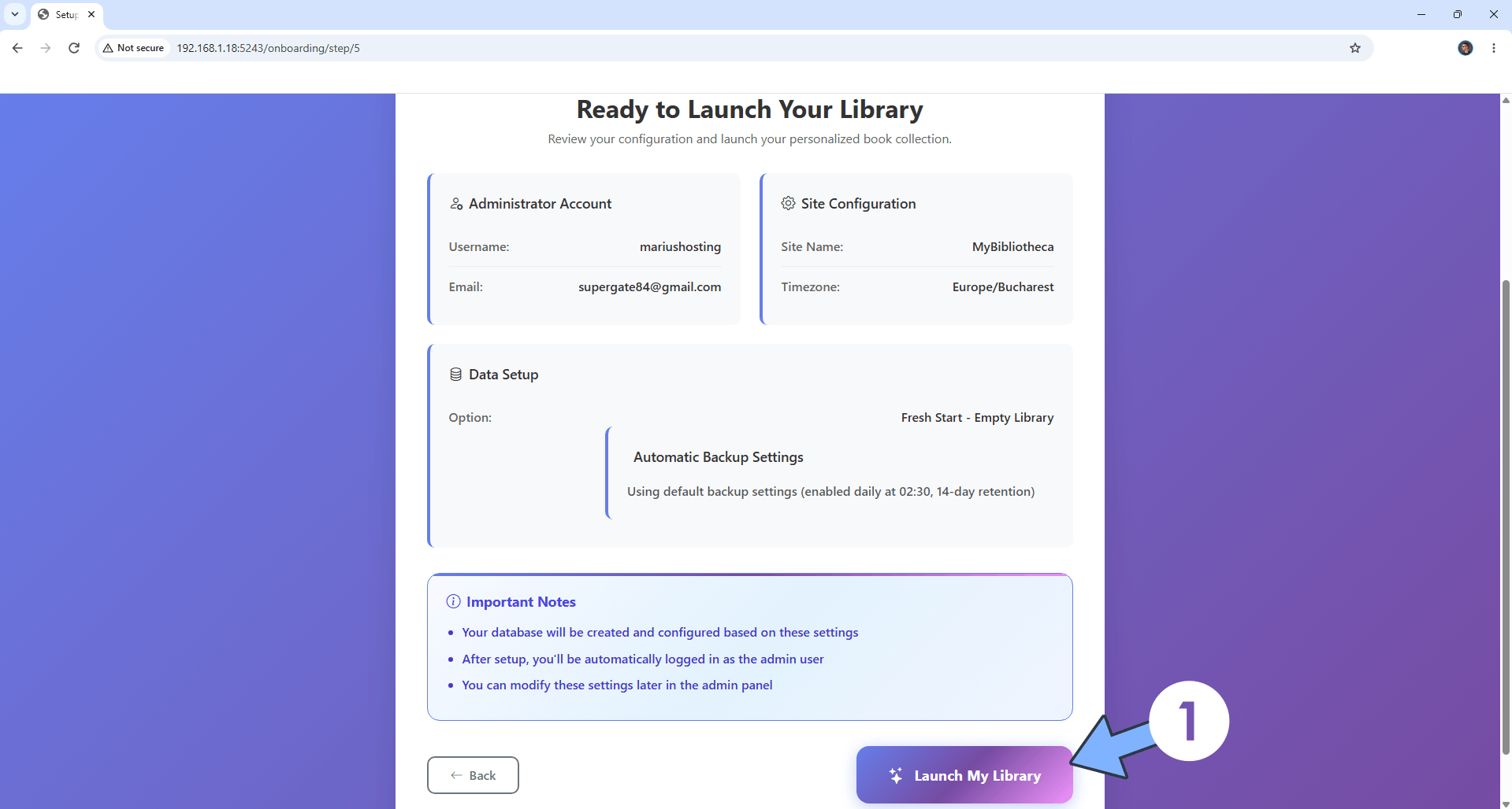 Bibliotheca Synology NAS Set up 6 new 2027