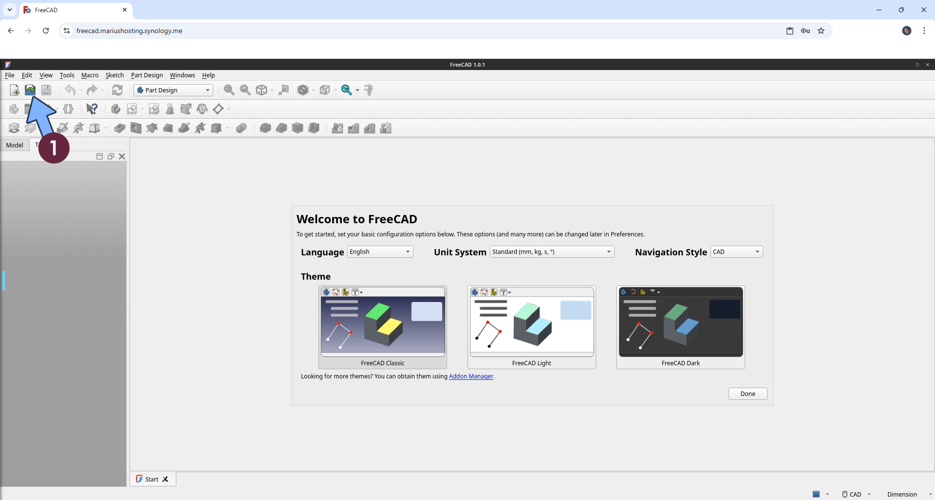 FreeCAD Synology NAS Set up 7 new 2026