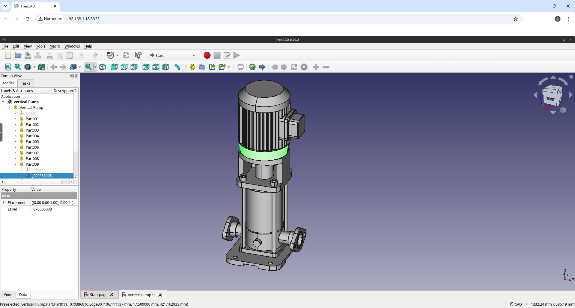 FreeCAD Synology NAS Set up 7