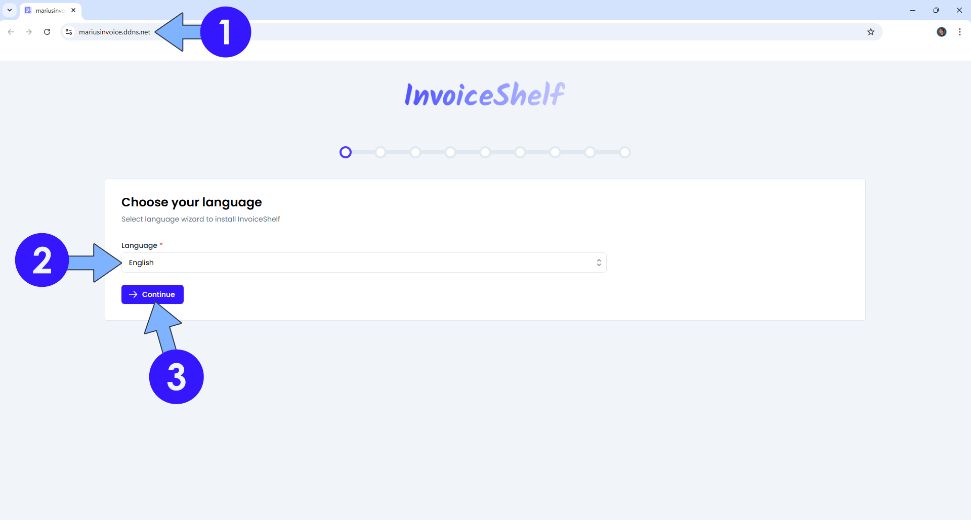 InvoiceShelf UGREEN NAS Set up 10