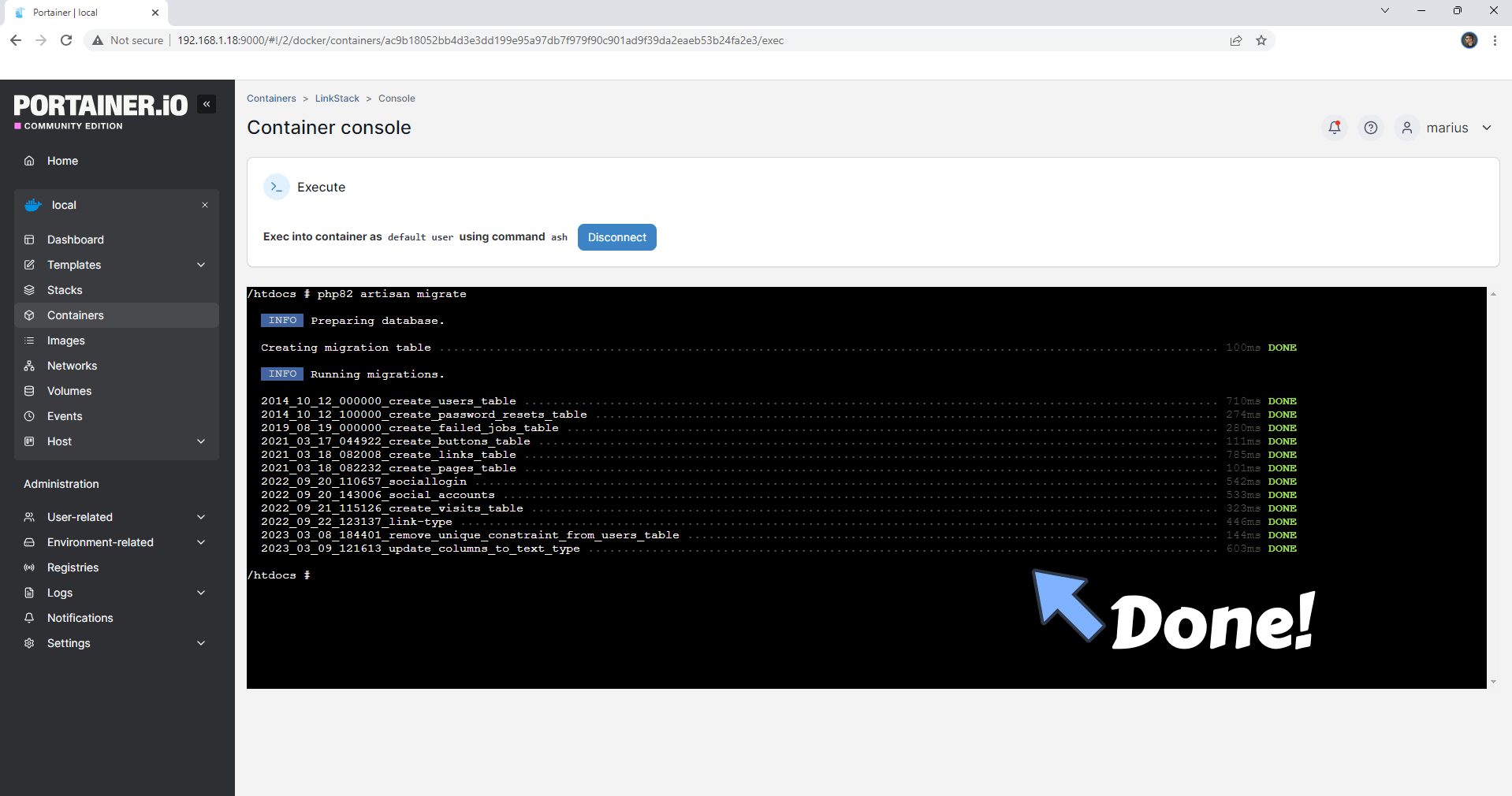 LinkStack Synology NAS Set up 13 new 2028