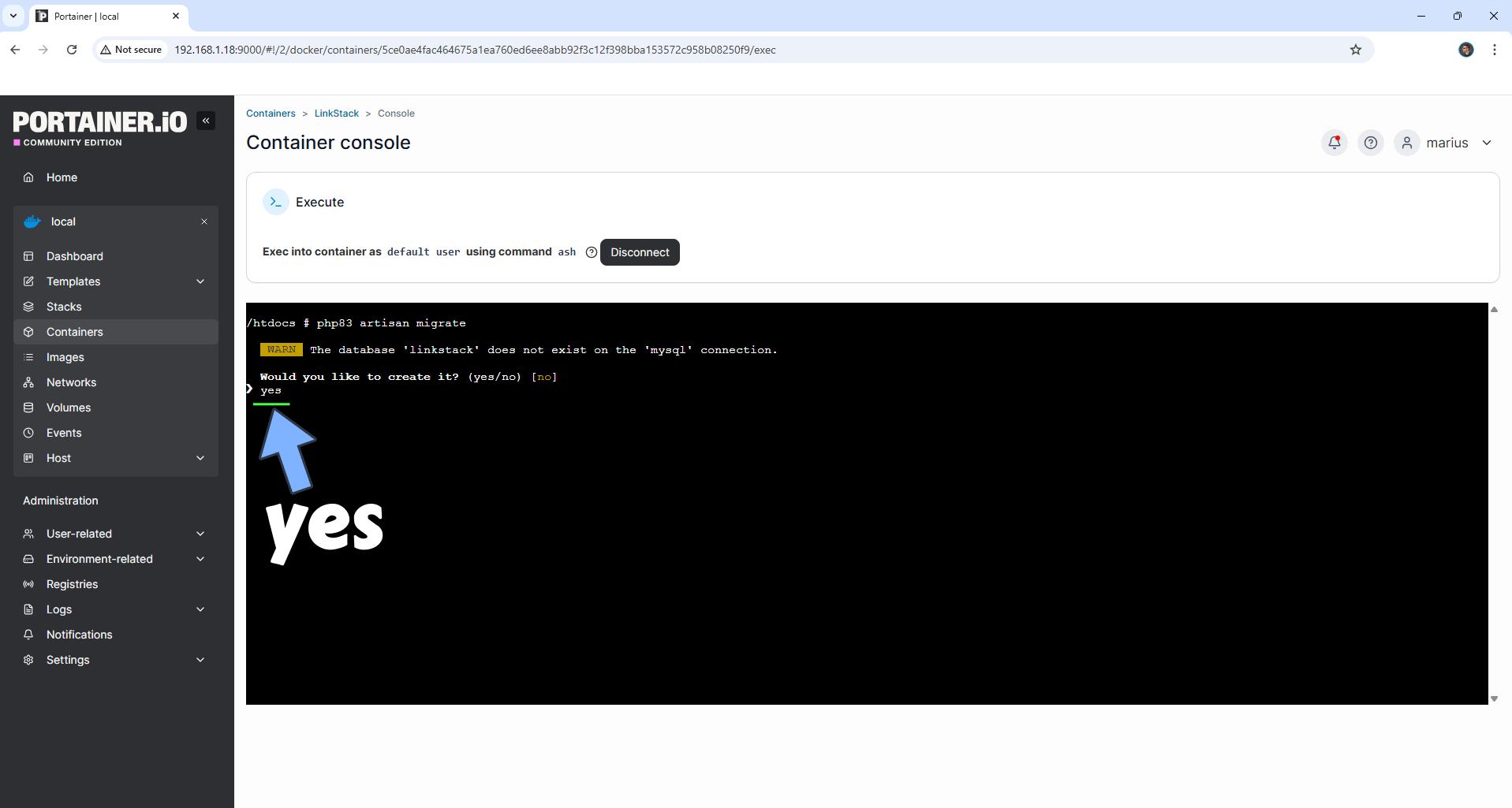 LinkStack Synology NAS Set up 4 new 2029