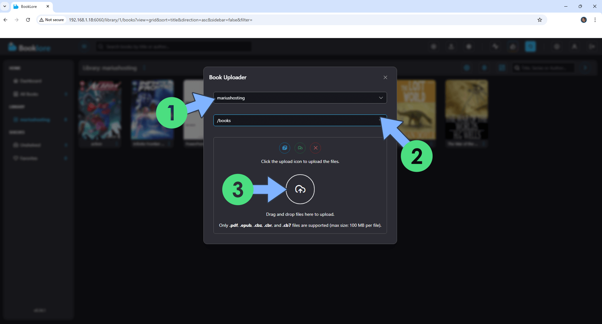 Synology Install BookLore Set up 12 new 2026