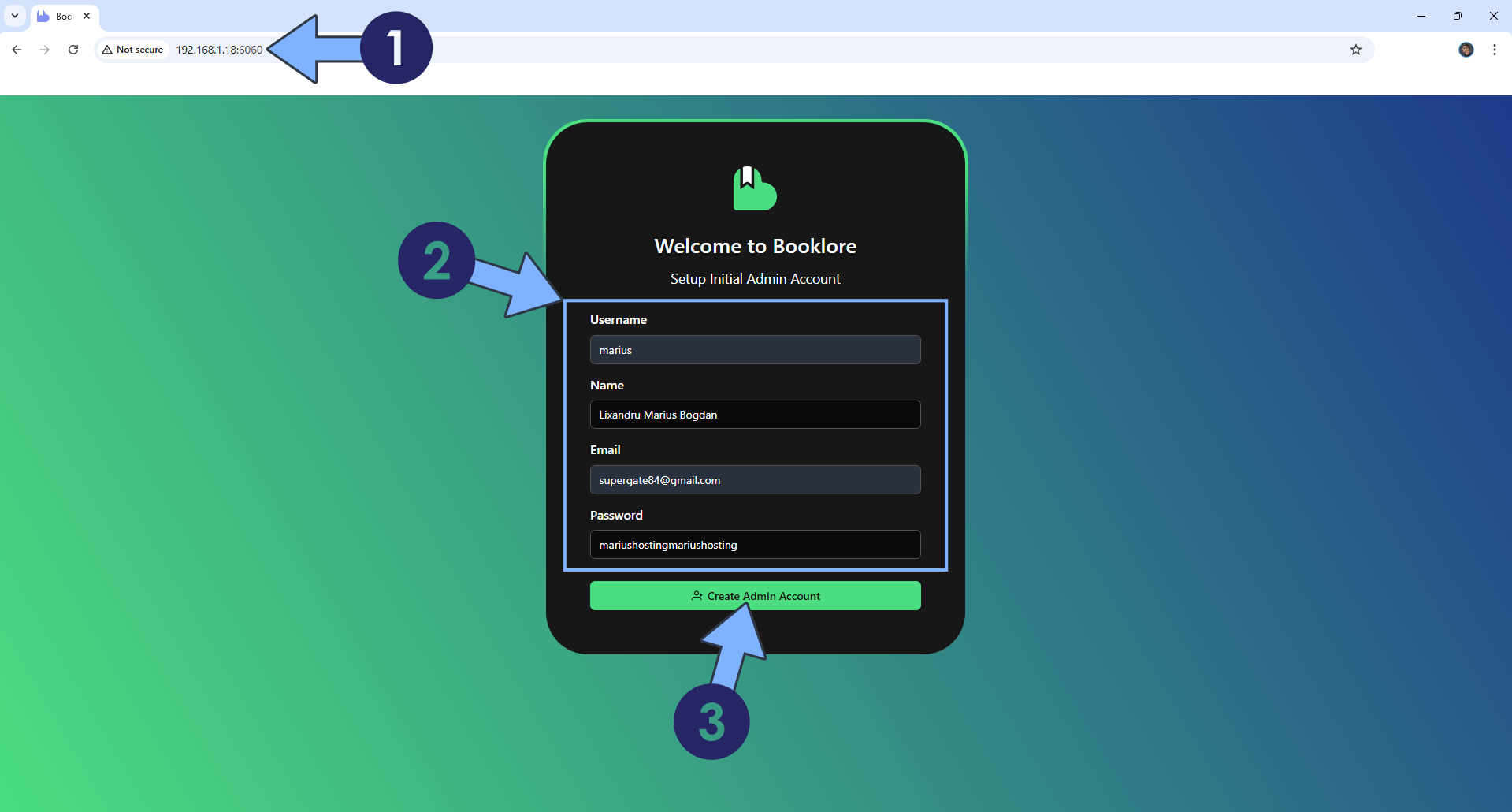 Synology Install BookLore Set up 3 new 2026