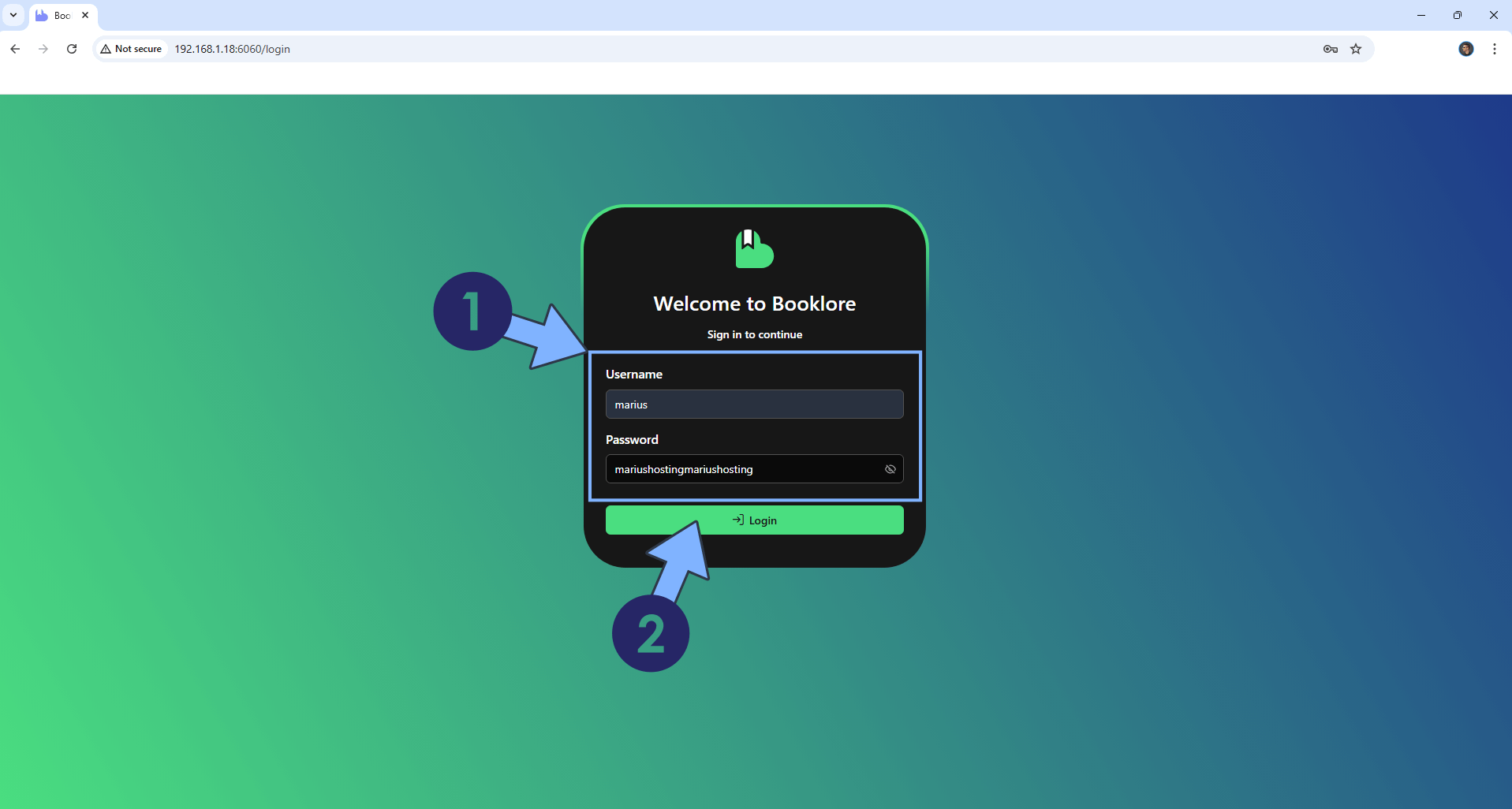 Synology Install BookLore Set up 4 new 2026