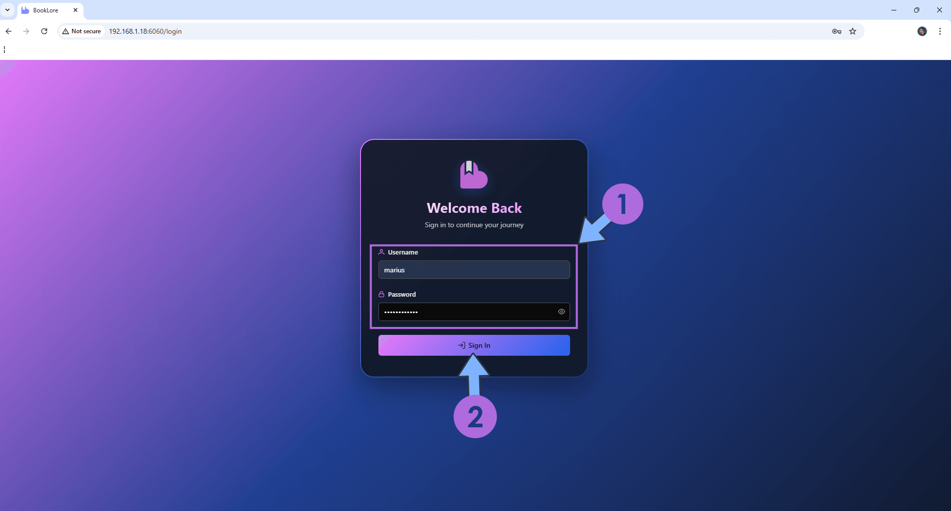 Synology Install BookLore Set up 4 new 2028