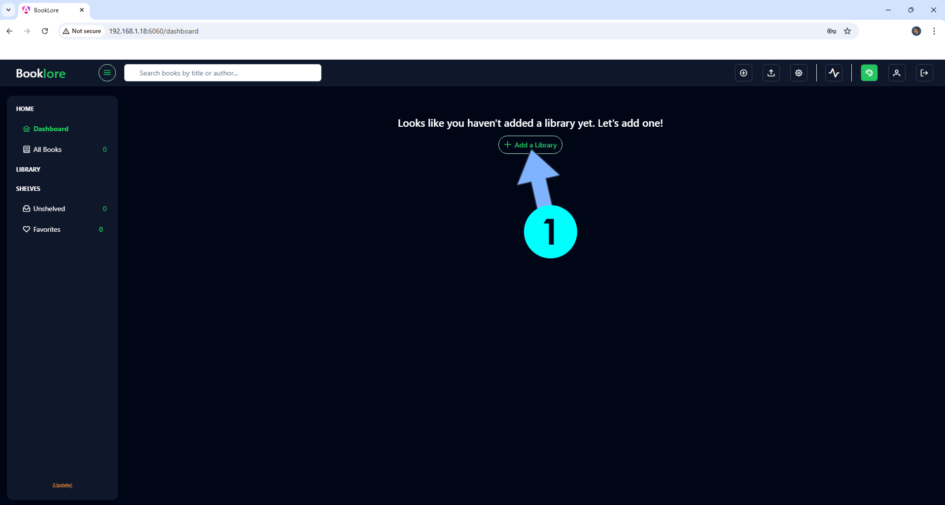 Synology Install BookLore Set up 5