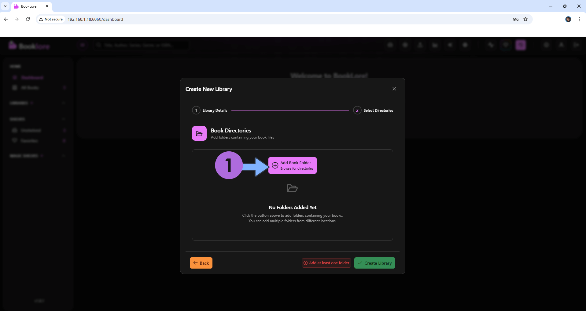 Synology Install BookLore Set up 7 new 2028