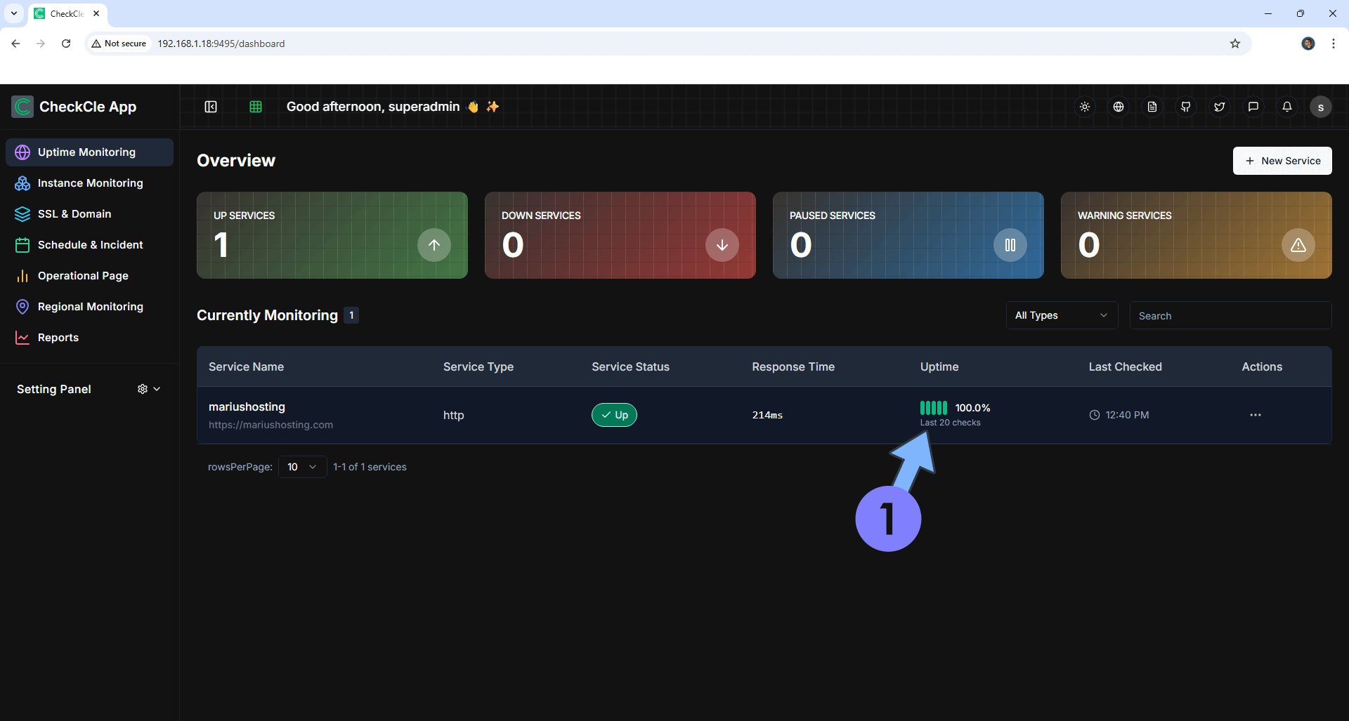 CheckCle Synology NAS Set up 10