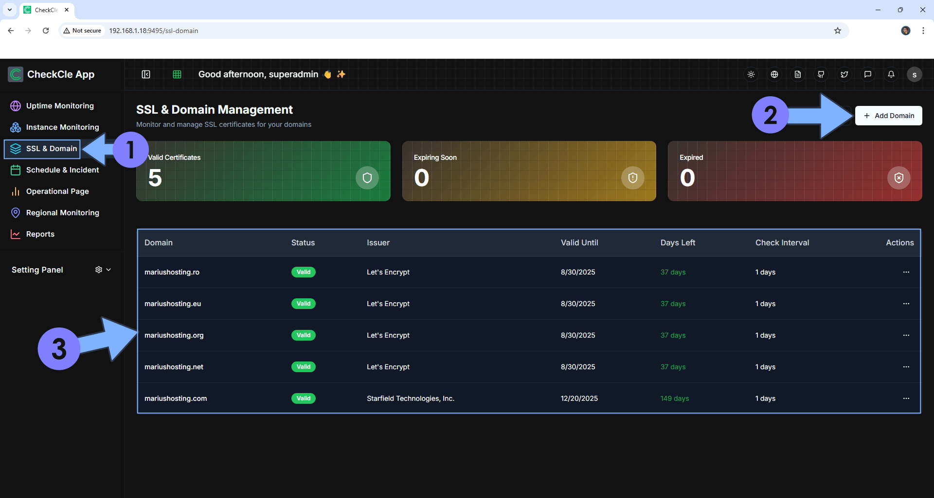 CheckCle Synology NAS Set up 12
