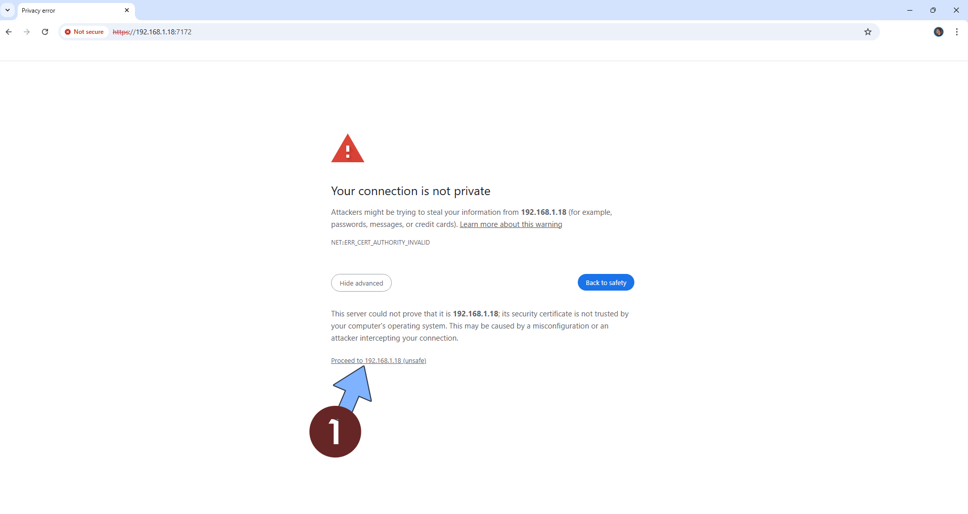 FileZilla Synology NAS Set up Portainer 6