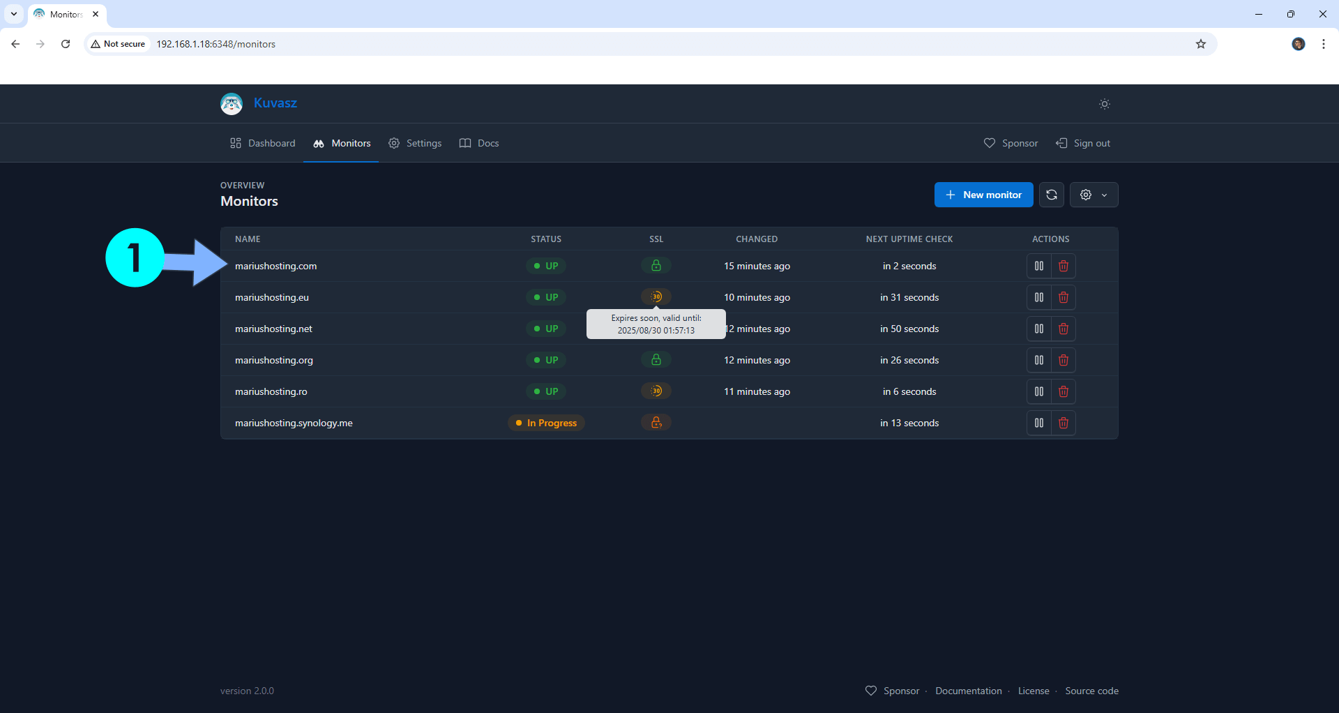 Kuvasz Synology NAS Set up 10