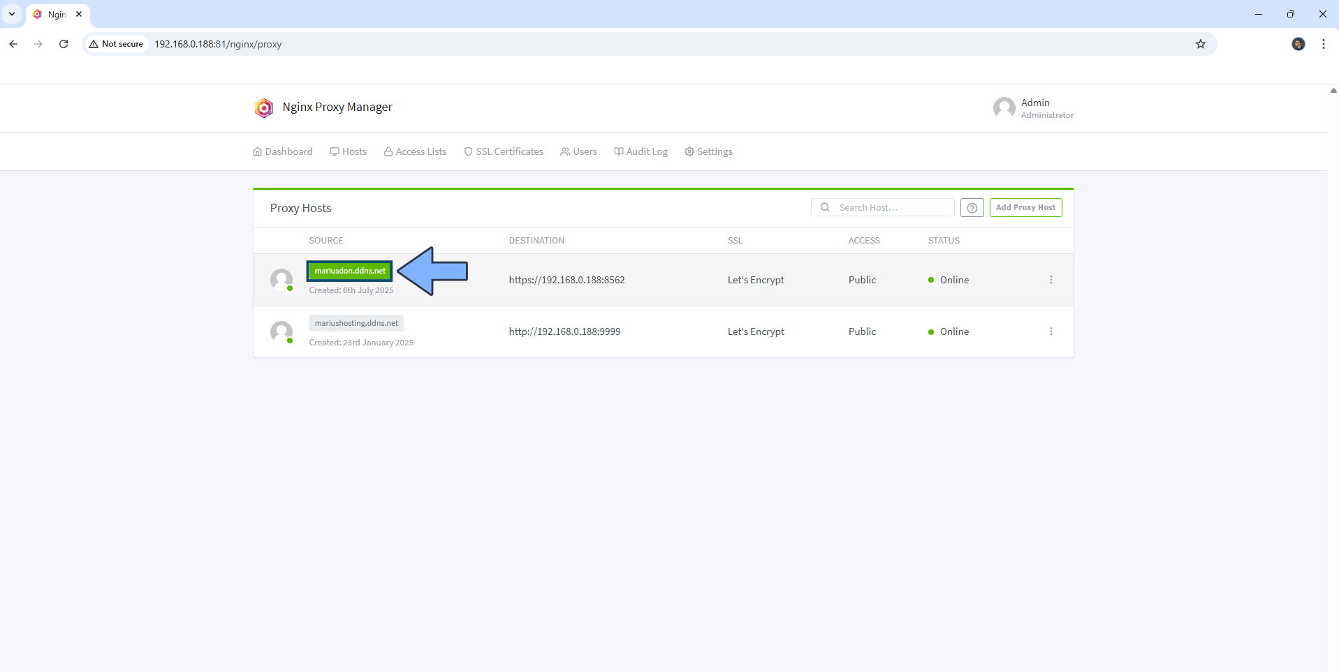Mastodon UGREEN NAS Set up 14