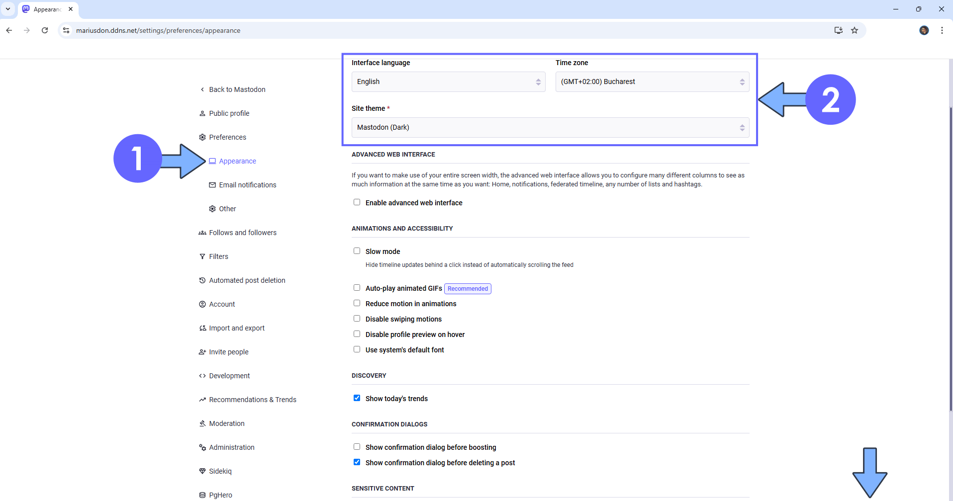 Mastodon UGREEN NAS Set up 18