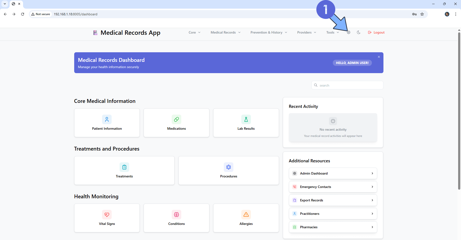 Medical Records Synology NAS Set up 7
