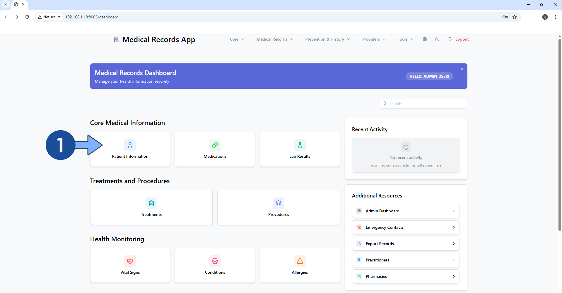 Medical Records Synology NAS Set up 9