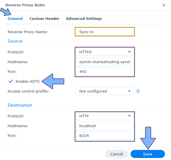 Sync-in Synology NAS Set up 5
