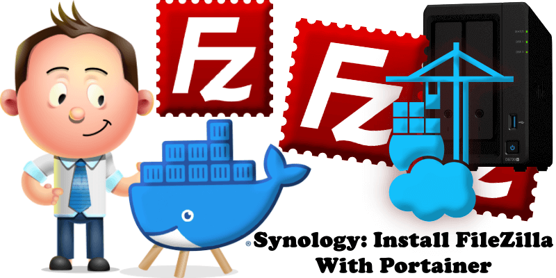 Synology Install FileZilla With Portainer