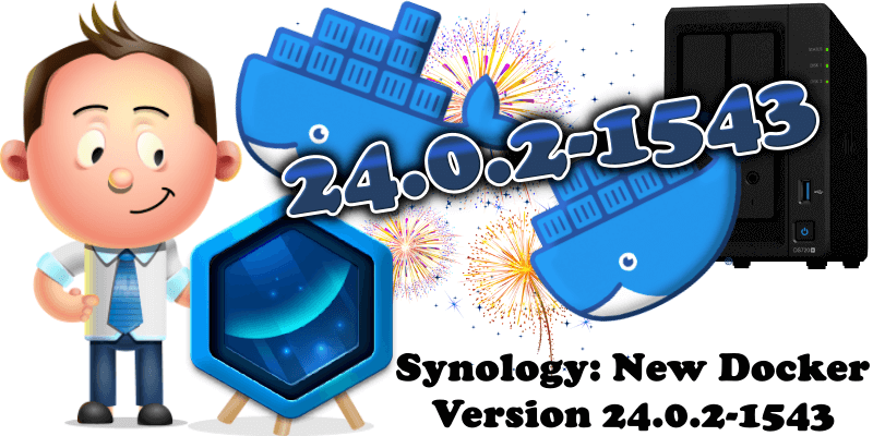 Synology New Docker Version 24.0.2-1543