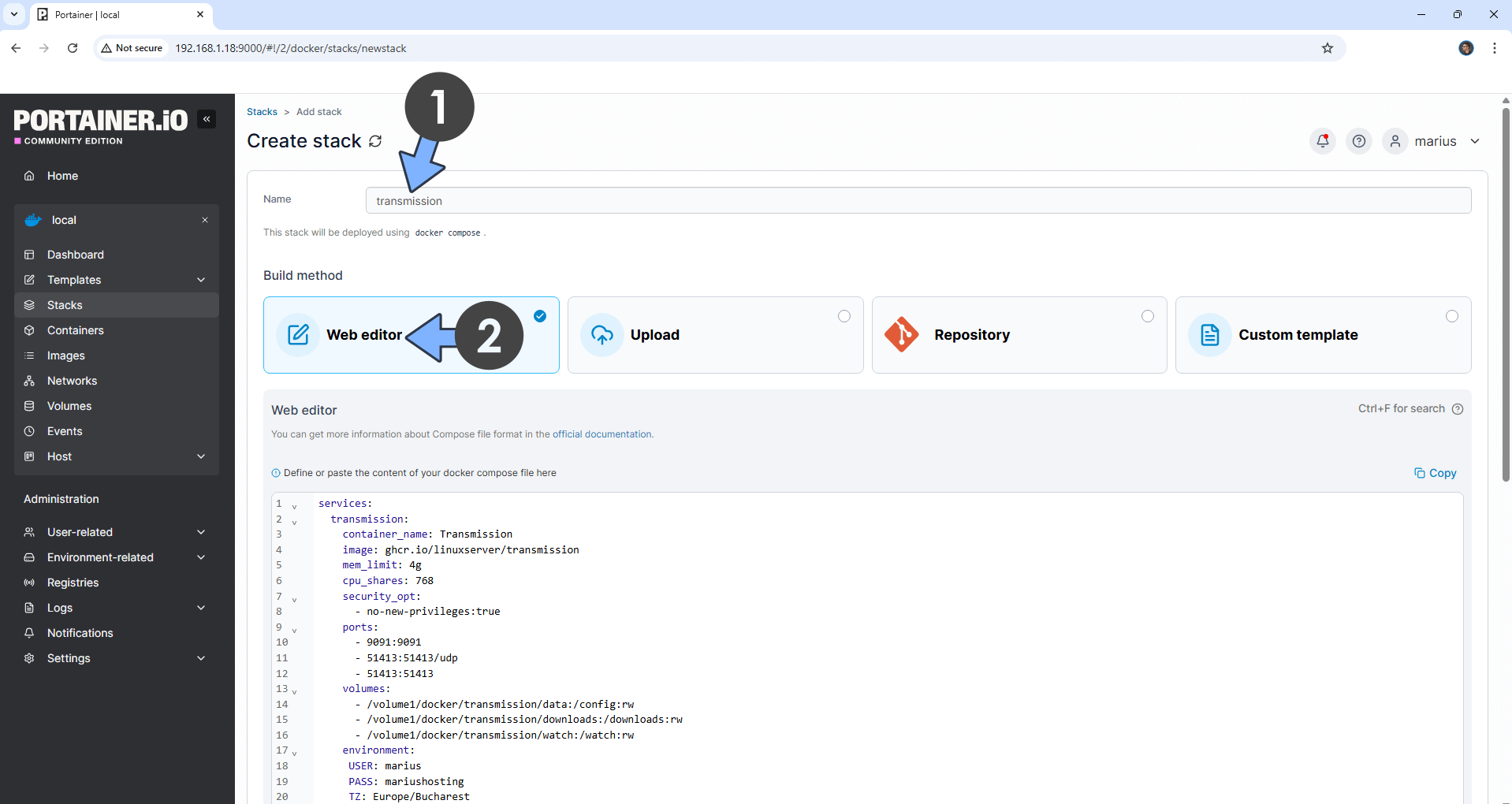 Transmission UGREEN NAS Set up 3 new 2027