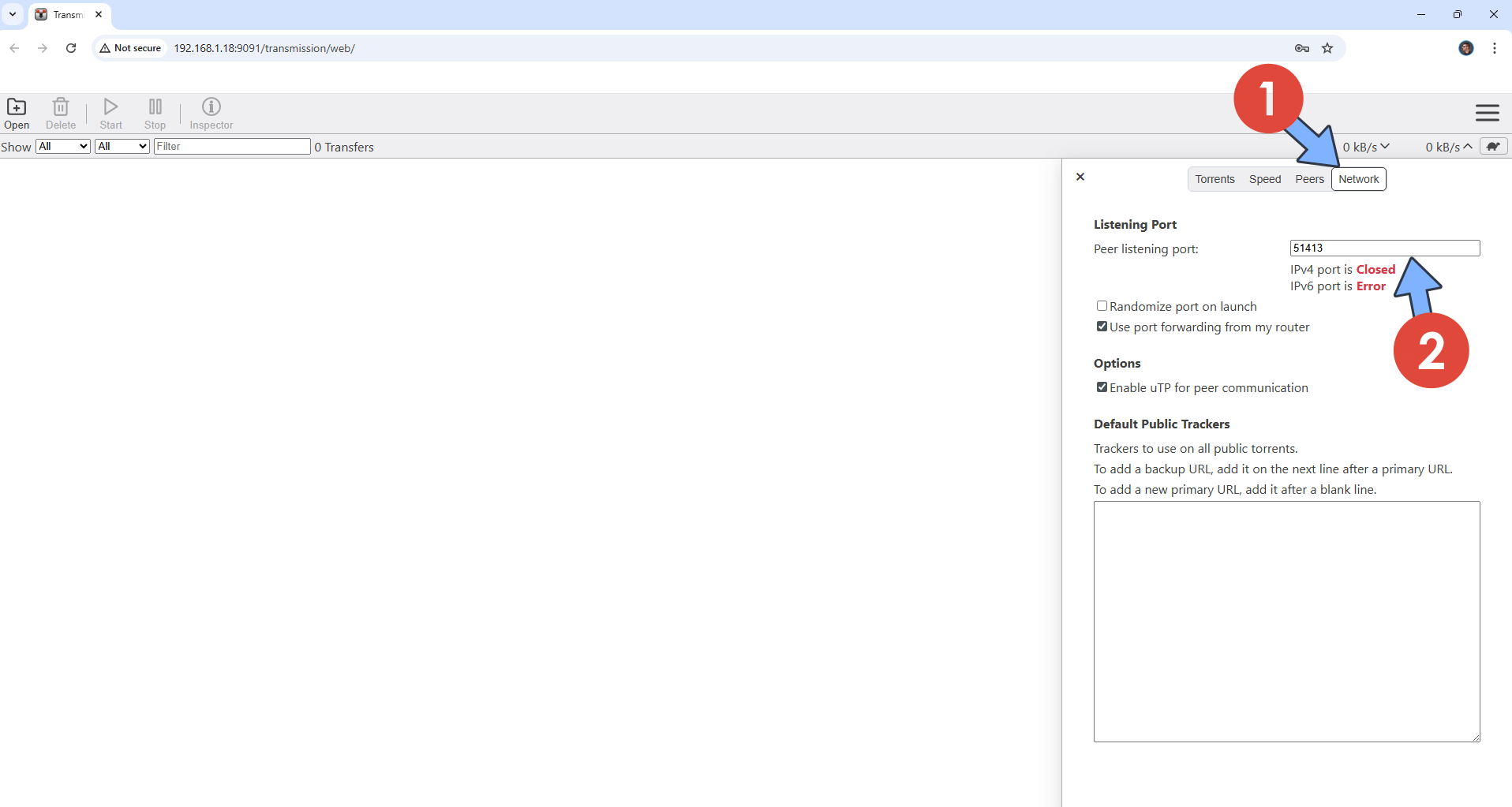 Transmission UGREEN NAS Set up 6 new 2027