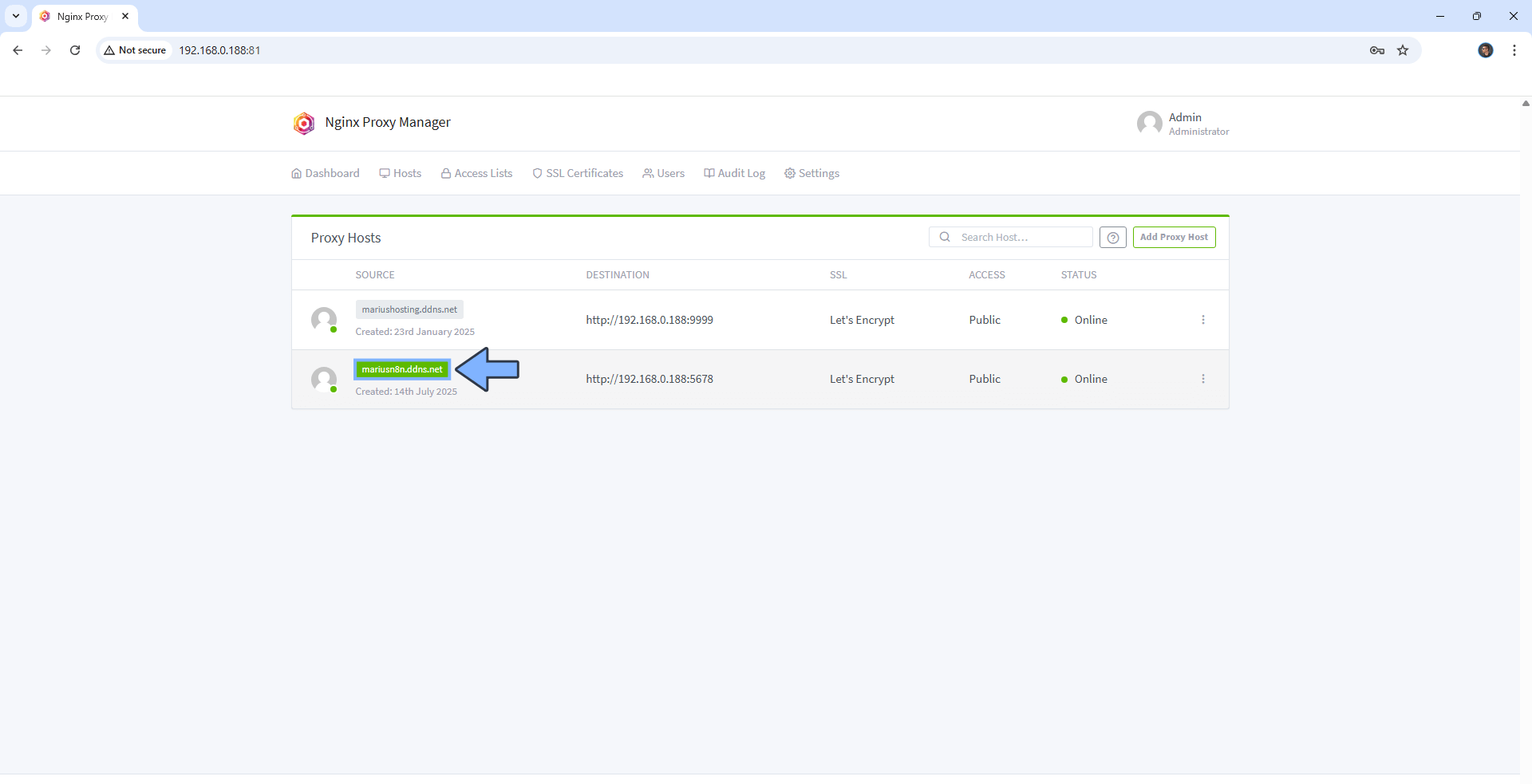 n8n UGREEN NAS Set up 9