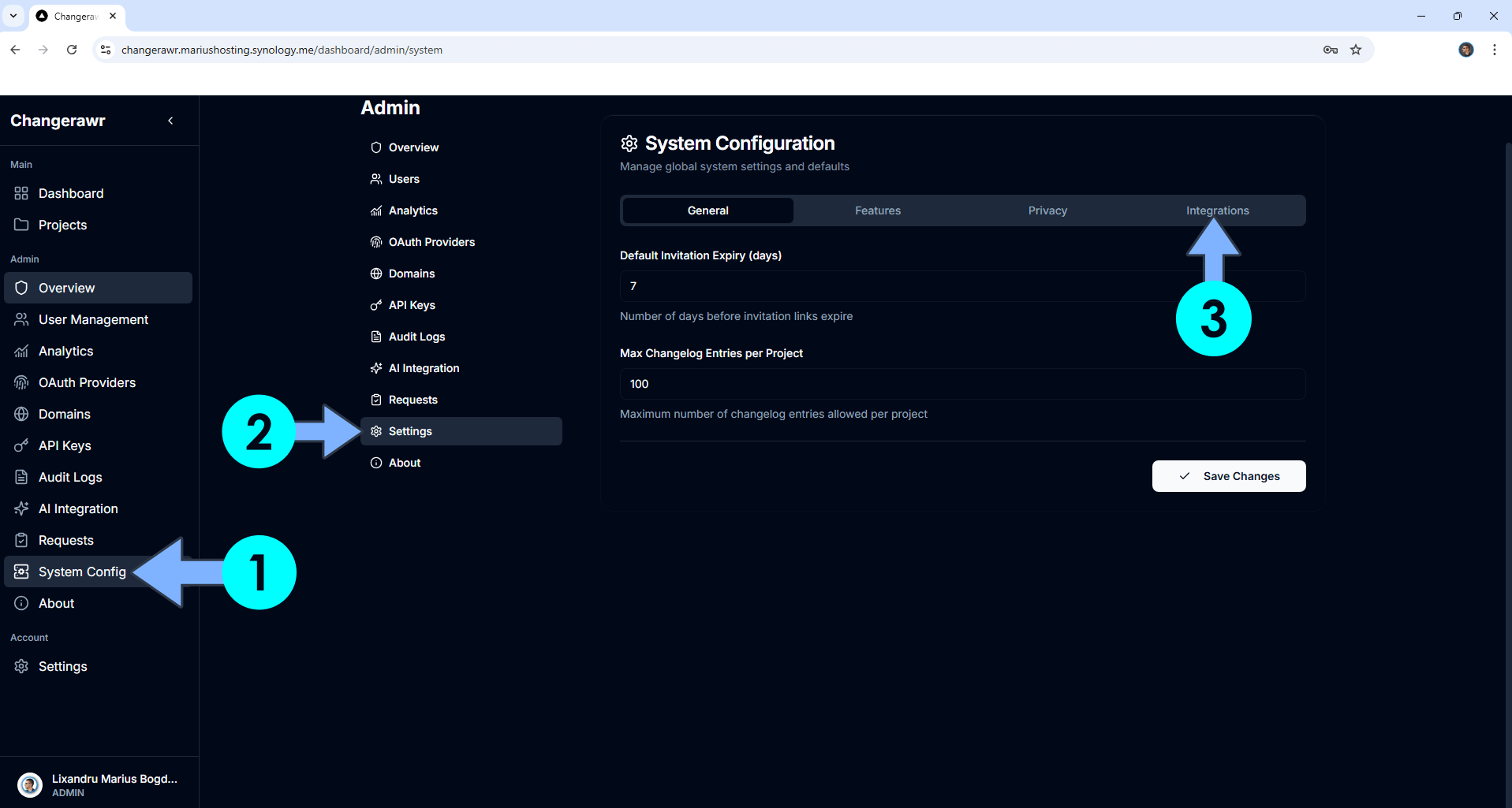 1 Changerawr Synology NAS Set up Email Notification