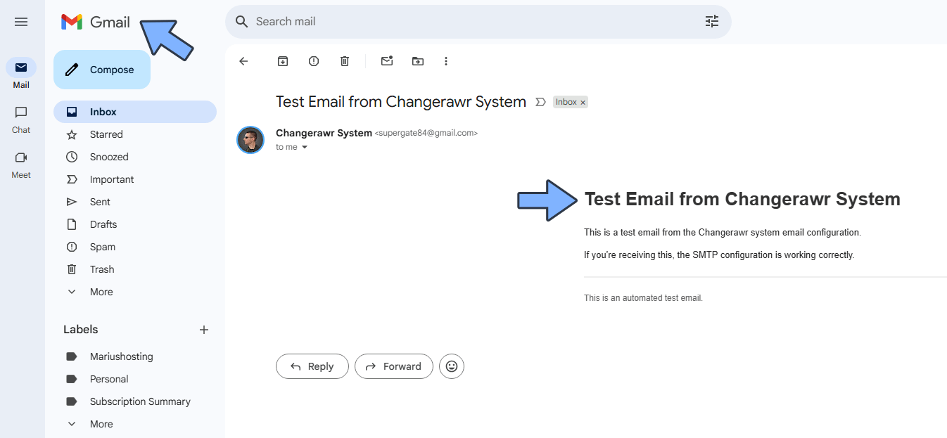 4 Changerawr Synology NAS Set up Email Notification