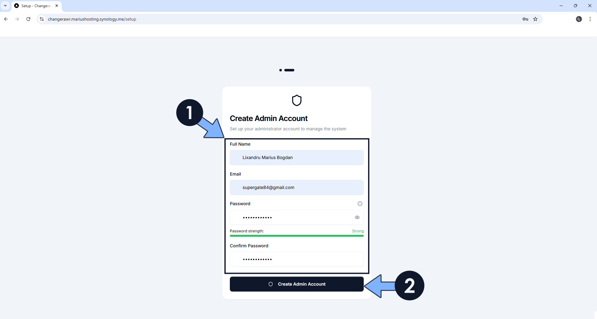 Changerawr Synology NAS Set up 12
