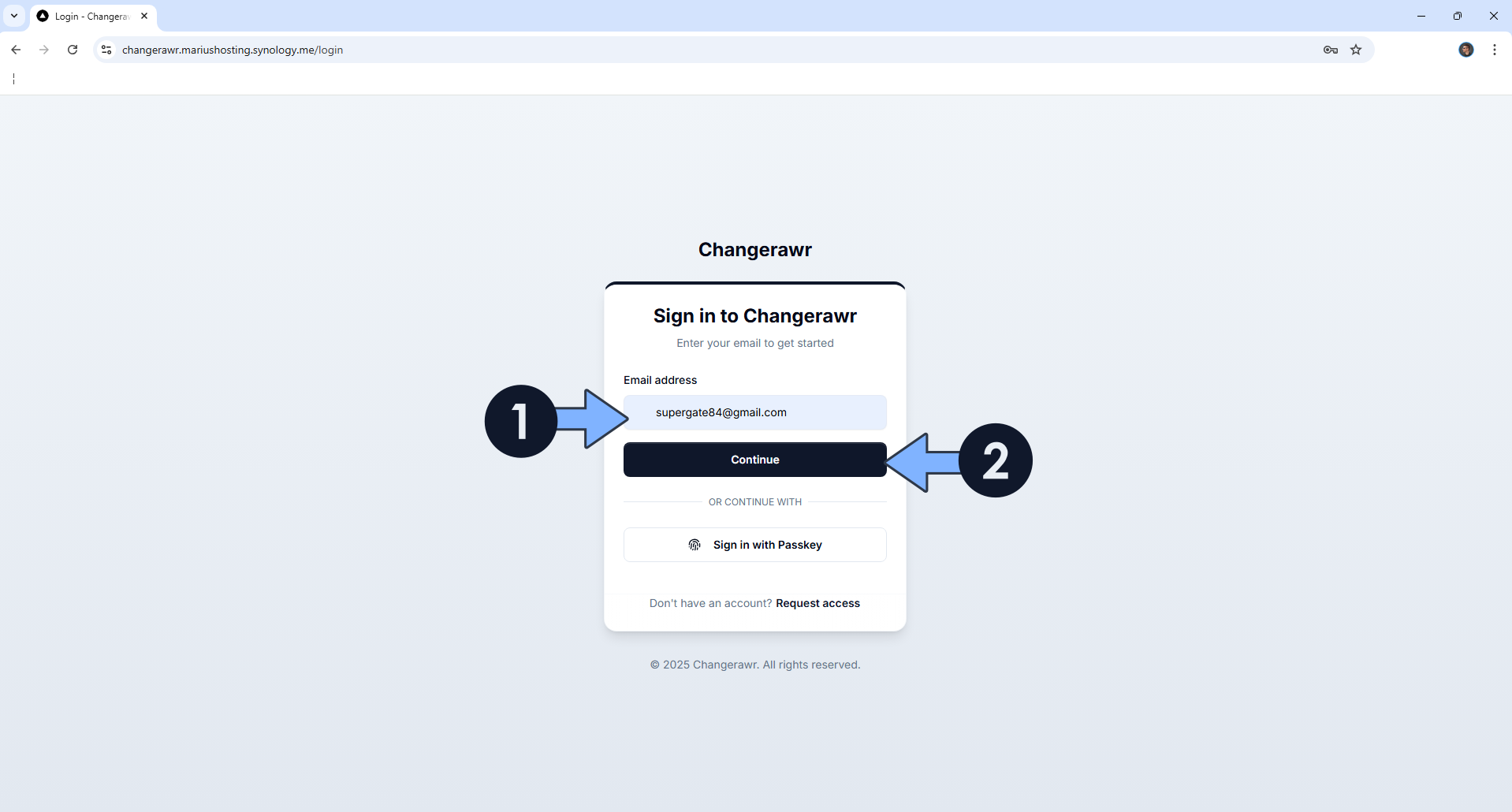 Changerawr Synology NAS Set up 17