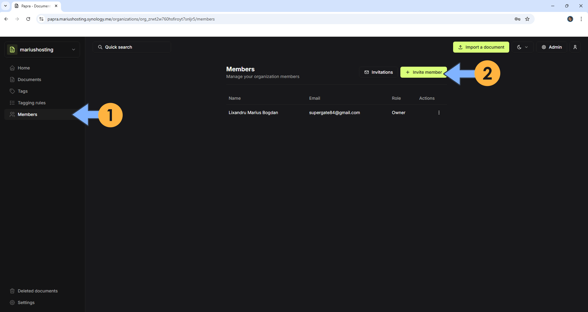 Papra UGREEN NAS Set up 12 new 2028