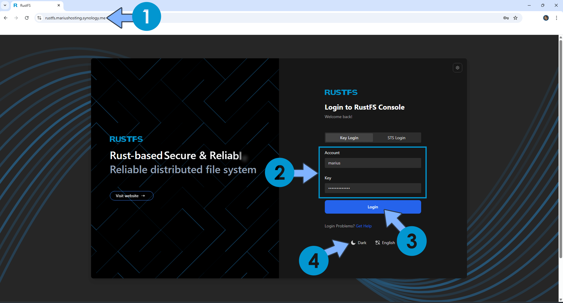 RustFS Synology NAS Set up 11