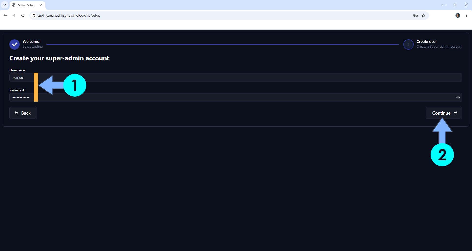 Zipline Synology NAS Set up 12