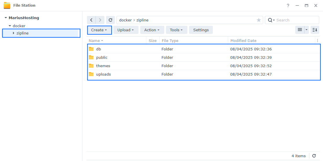 Zipline Synology NAS Set up 7