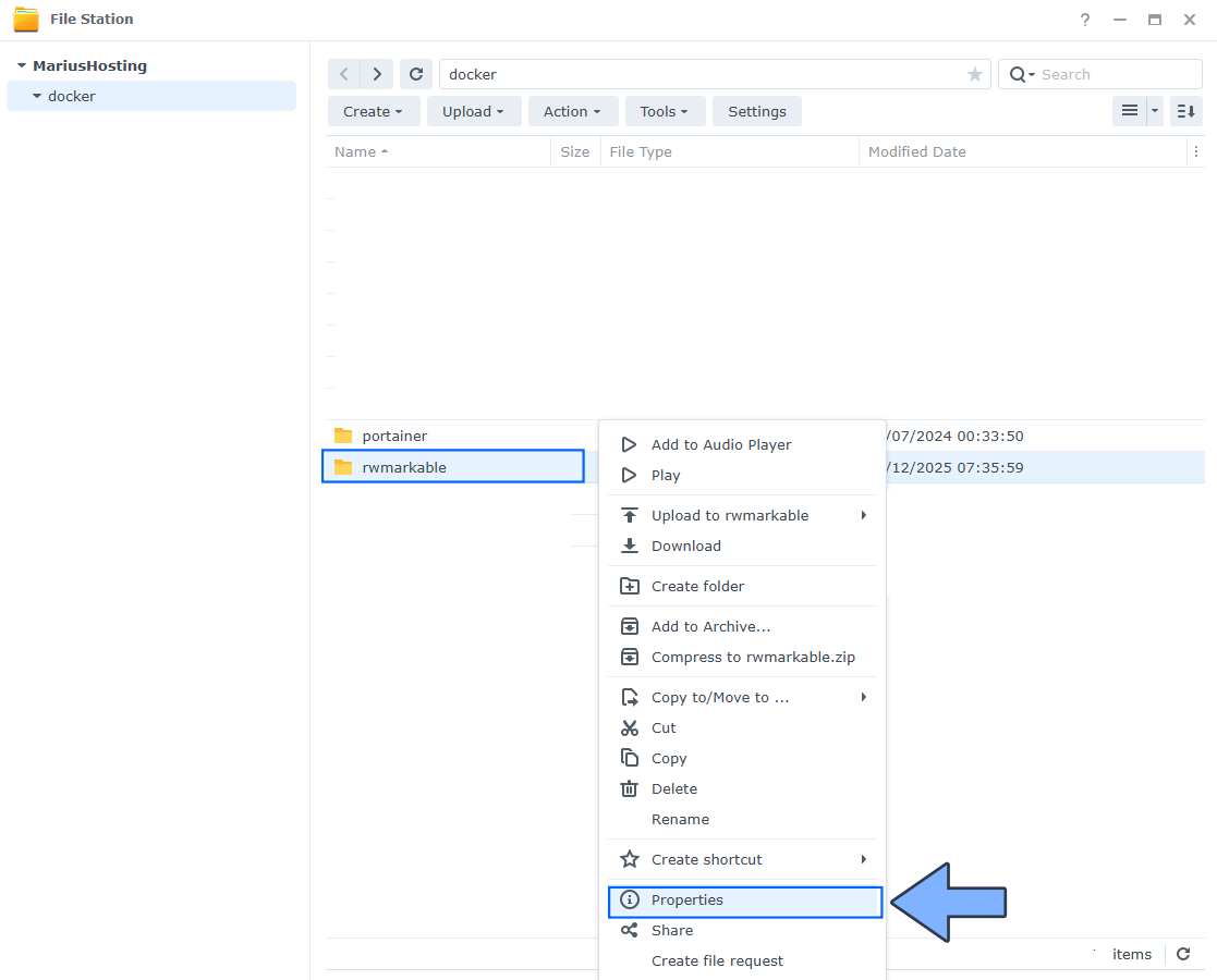 rwMarkable Synology NAS Set up 3