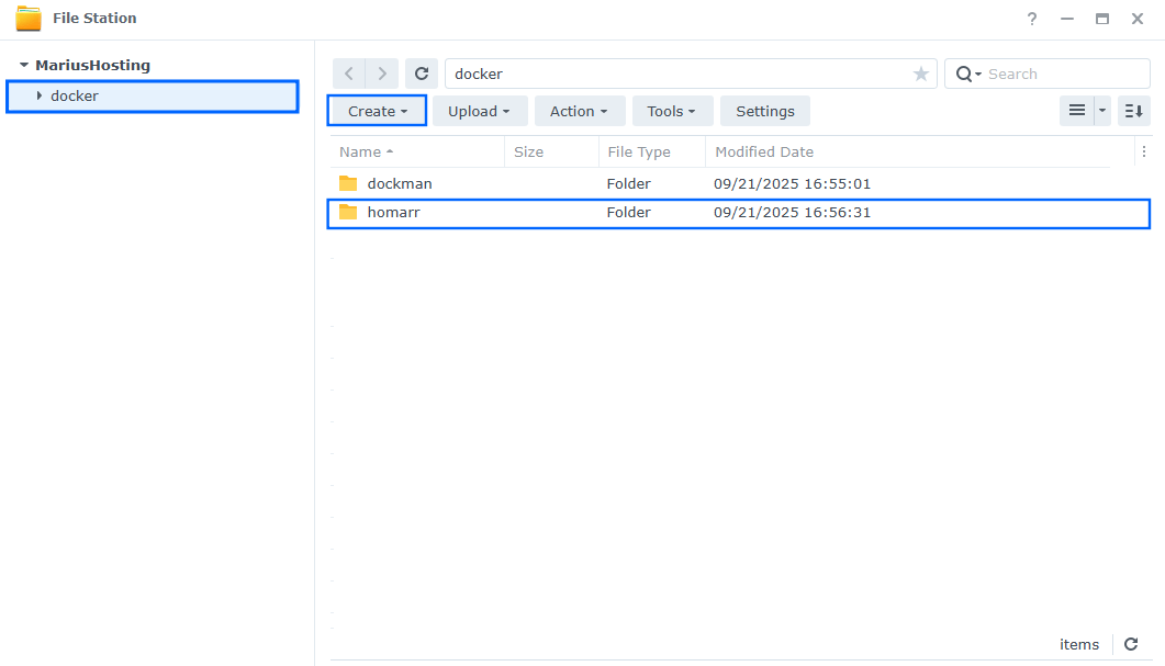 Dockman Synology NAS Set up 9