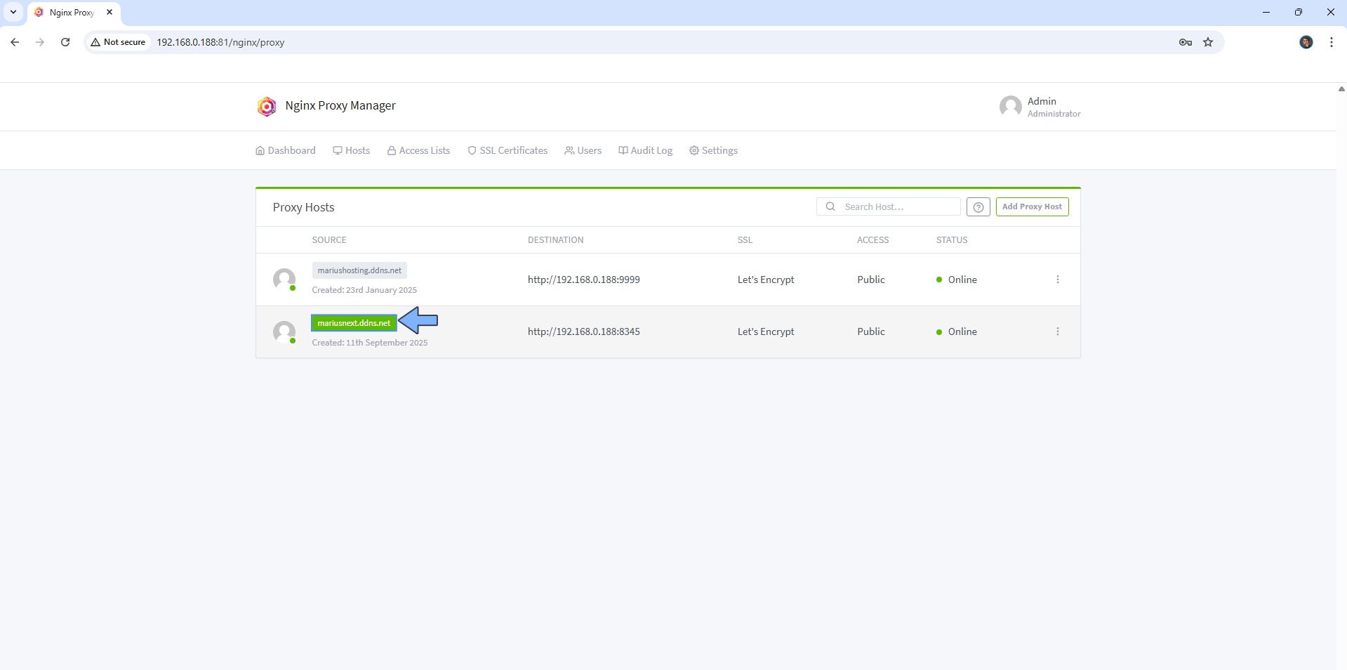 ERPNext UGREEN NAS Set up 10