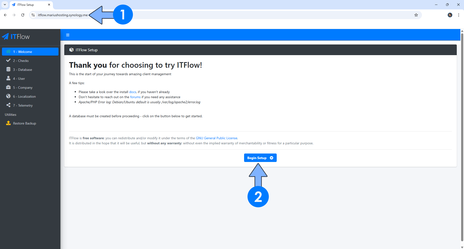 ITFlow Synology NAS Set up 11