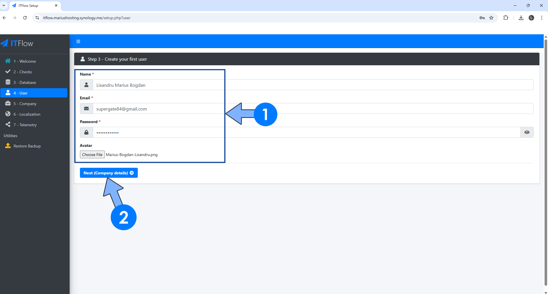 ITFlow Synology NAS Set up 14