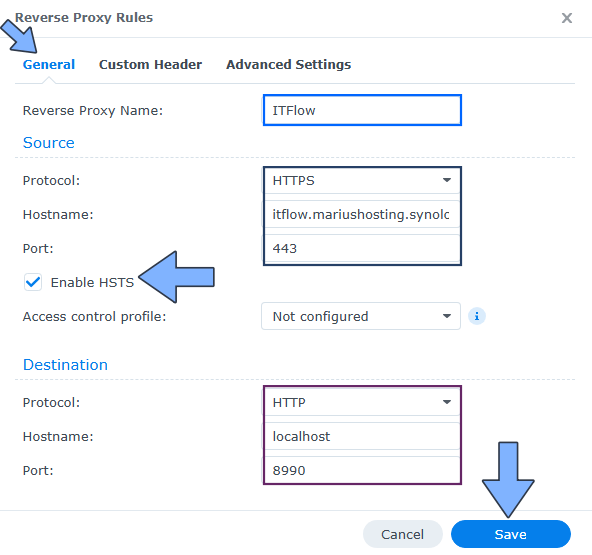 ITFlow Synology NAS Set up 3