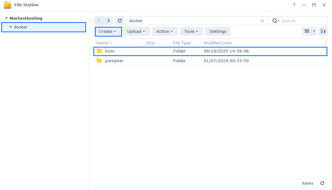 Invio Synology NAS Set up 1
