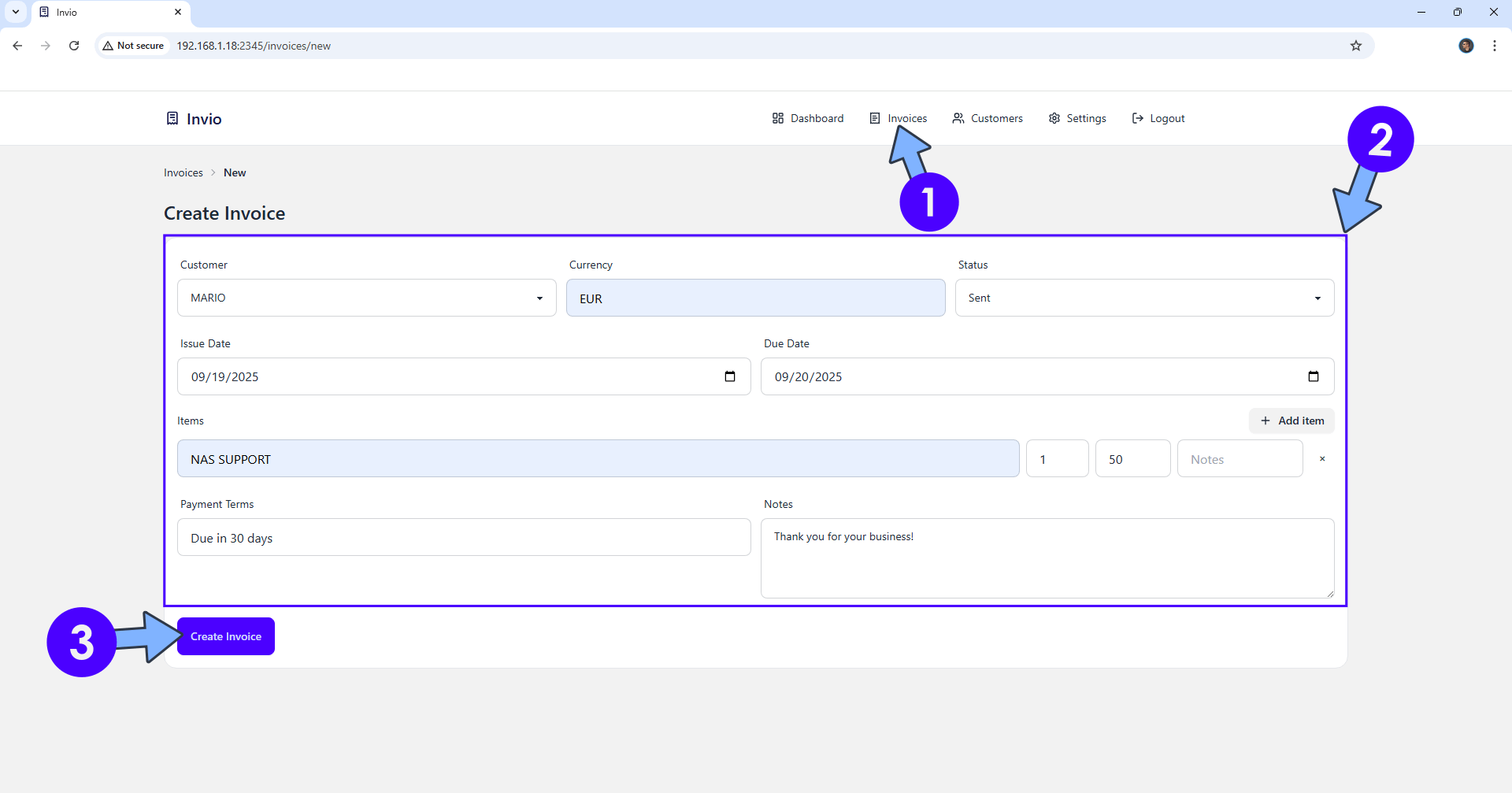Invio Synology NAS Set up 7