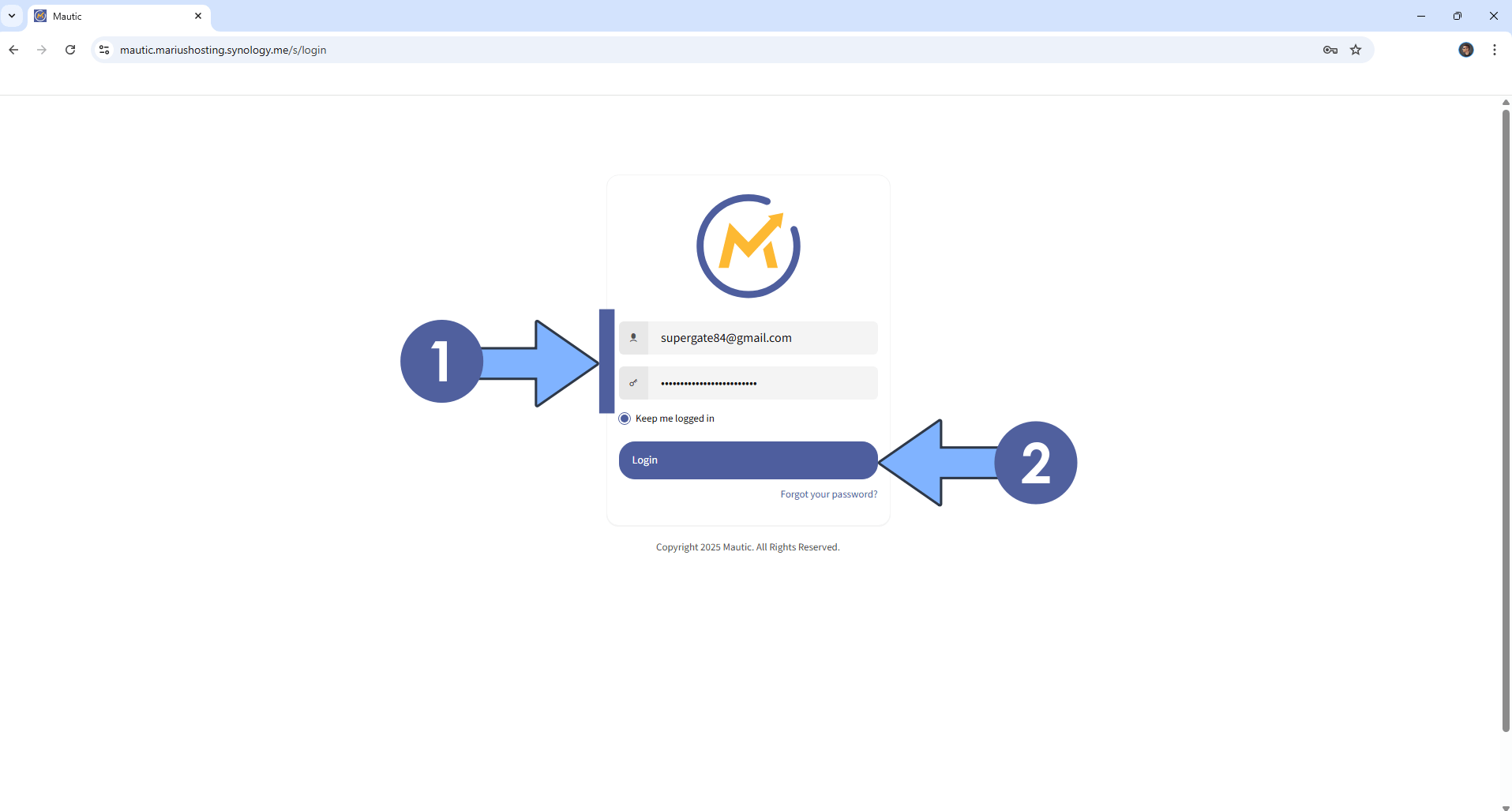 Mautic 6 Synology Set up 14