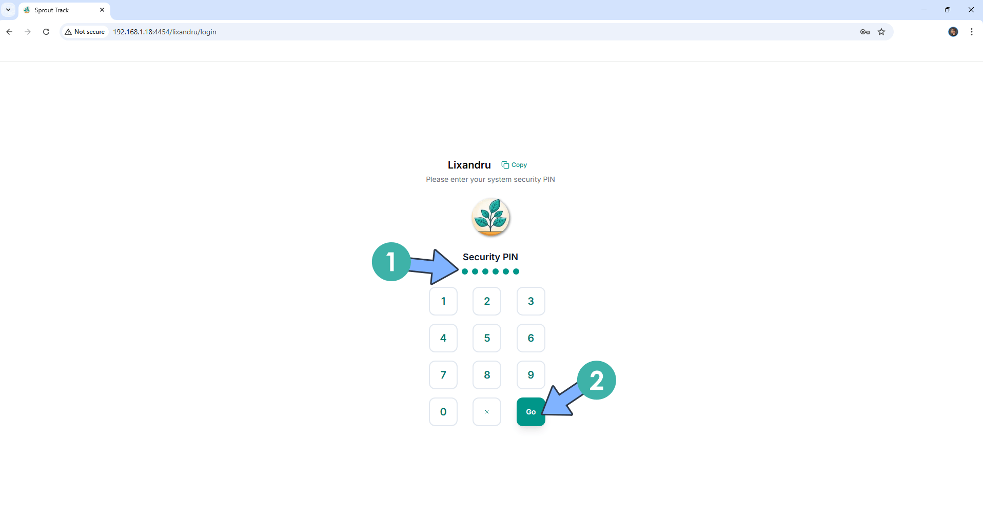 Sprout Track Synology NAS Set up 8