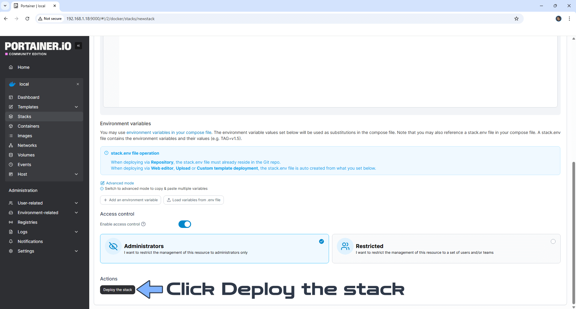 BentoPDF Synology NAS Set up 2