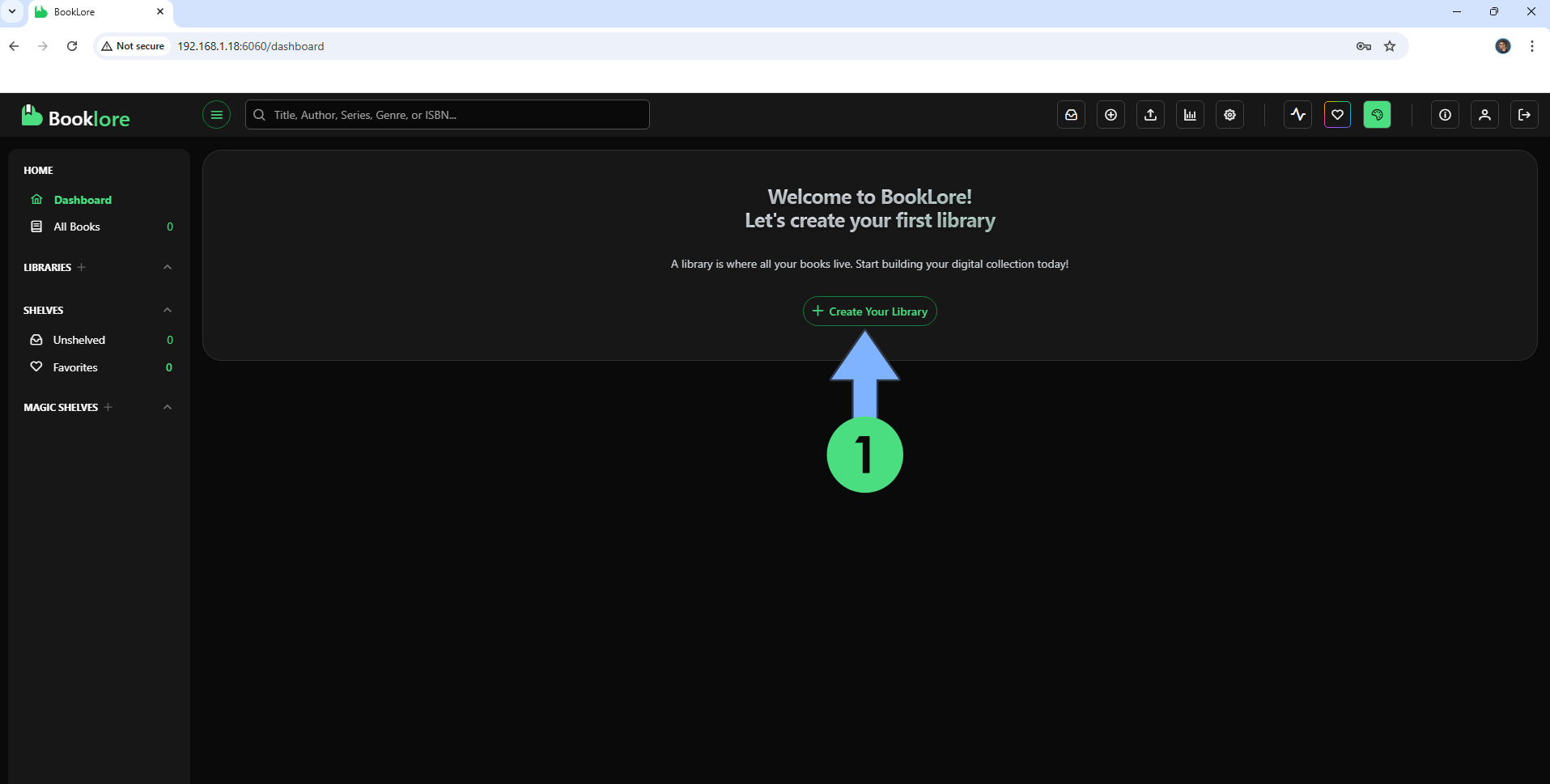 BookLore UGREEN NAS Set up 7