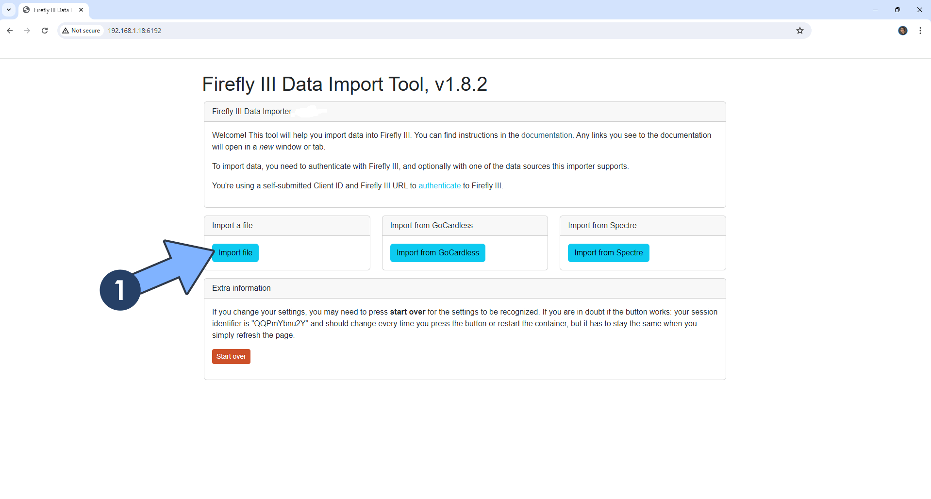 Firefly III PostgreSQL Importer Synology NAS Set up 21