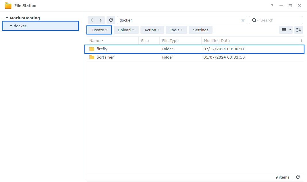 Firefly III PostgreSQL Importer Synology NAS Set up 6
